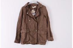 China Bershka Womens 38% Cotton Linen Jacket S M L Optional supplier