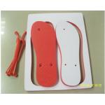 Sublimation Red Blank Rubber Slippers for sale