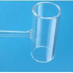 Wholesale Clear Quartz Glass Tee Pipe