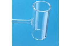 China Wholesale Clear Quartz Glass Tee Pipe supplier