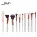 Jessup T220 15 Piece Makeup Brush Set Natural Soft bristles for sale
