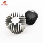 Round Anodized Heat Sink Aluminum Profiles 6063 T5 AL Grade for sale