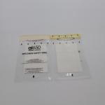 Self Adhesive Seal Top Biohazard Specimen Bag With Black Warning Label for sale