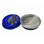 3.5oz 7oz Ring Pull Caviar Packaging Container , Aluminum Caviar Tin Box for sale