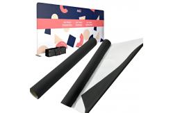 China Flame retardant Black backdrop fabric roll 260gsm for digital printing supplier