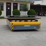 Automatic Charging Trackless Transfer Cart Electric With Steel Plate Wheels Base 1500mm