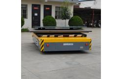 China Automatic Charging Trackless Transfer Cart Electric With Steel Plate Wheels Base 1500mm supplier