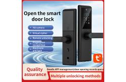 China Camera Smart Door Lock 5050 Mortise Fingerprint Passcode Lock supplier