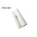 320g Inkjet White Polyester Fabric Roll / Art Print Canvas With Eco Solvent Inks for sale