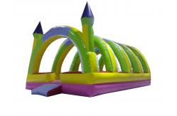 China Most funny and exciting summer popular inflatable pool slide supplier