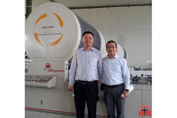 High Efficiency Solvent Based Glue Automatic Flute Laminator