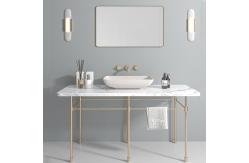 China Gray White Countertop Mounted Concrete Wash Basin Rectangular supplier