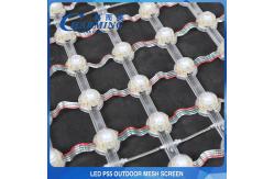 China Weatherproof LED Mesh Flexible Curtain Screen Practical Anti Corrosion supplier