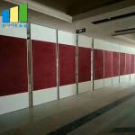 Restaurant Wooden Soundproof Movable Walls Temporary Acoustic Partition Walls for sale