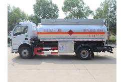 China Dongfeng Dolica Flammable Liquid Tank Truck Carrier 8.1 Cubic Meter supplier