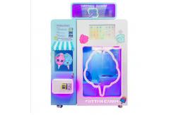 China Automatic Floss Cotton Candy Vending Machine Exclusive Robotic Arm Sensing Chip supplier