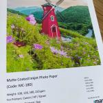 White Matte Waterproof 180gsm Matte Coated Photo Paper For Everyday Printing