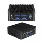 Intel Celeron J4125 Pentium N5000 Mini PC With DDR4 RAM And MSATA SSD Windows Linux for sale