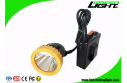 China 1000mA 3.7W Mining Hard Hat Lights 50000Lux ABS Corded supplier