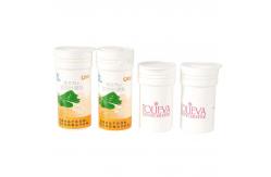 China Effervescent Tablet Bottles with Cap Dry Offset Printing and Easy Cleaning supplier