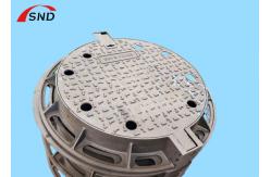 China European Standard EN124 Pressure Grade D400 Cast Iron Round Manhole Cover supplier