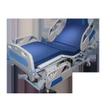 Metal 0.85M 240kgs Adjustable Electric Hospital Bed  For Patient Single Crank For Home And ICU Use for sale