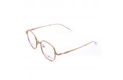 China Trendy Designer IP Plating Β Titanium Glasses Frame Unisex 66368 supplier