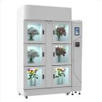 Fresh Cool Flowers Bouquets Lockers With Humidty And Temperature Control Automatic Self Flower Vending Cart for sale