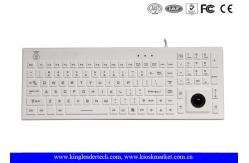 China White IP68 Super Slim USB Silicone Keyboard With On / Off Switch supplier