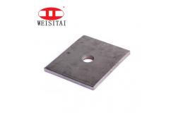China Steel Adjustable Pressed Base Plate Of Scaffolding For Shoring Prop supplier