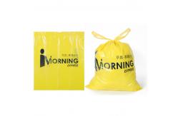 China Disposable Strong Load-Bearing Environmentally Safe Kitchen Recyclable Drawstring Garbage Bag supplier