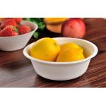 Round Compostable Bagasse Bowls Biodegradable Disposable Sugarcane for sale