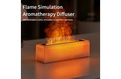 China Lava Flame Simulation Aromatherapy Diffuser Humidifier With Atmosphere Light supplier