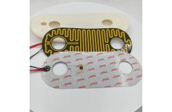 China Polyimide Flexible Heating Pad , Thin Film Heating Element For Warm Palace Belt supplier
