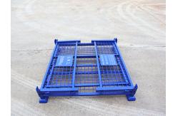 China 500kg-2000kg Logistics Collapsible Pallet Cages Efficient Handling And Storage Solution supplier