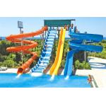 Customized Color Fiberglass Water Park Slide Outdoor Water Games Park Pool Equipment For Kids for sale