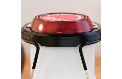 China IP44 SMD2835 Rechargeable Led Camping Light With Red Warning Light supplier