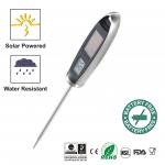 Solar Energy Transparent Waterproof Meat Thermometer 5 Seconds Quick Response Time for sale
