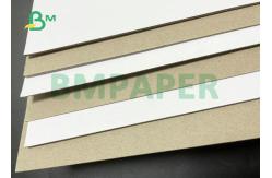 China 1.5mm 2mm High Thickness Coated Duplex Paper Board White Top Gray Back supplier