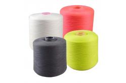 China Customized Ring Spun Dyed Polyester Yarn 100% Polyester Anti-  Bacteria For Bedsheet supplier