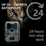 32MP 4K Infrared Hunting Camera with IP66 Waterproof and PIR Function for Wildlife Monitoring for sale