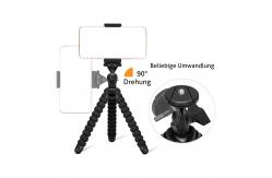 China Portable Multifunctional Phone Holder 275mm Flexible Tripod For Iphone supplier