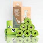 fully biodegradable foldable pet carrier bag disposable customization pet waste bags