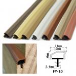 High Resilience Wooden Door Seal Strip Door Weather Stripping White Color 10*6mm for sale