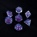 Purple liquid natural resin character plays a multi -noodle dice set dnd dice for sale