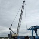 OUCO 3T 40M Offshore Platform Crane Barge Mounted With Diesel Engine