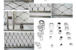 China Customization Framed Cable Rope Mesh For Fencing Non Rusting 2.0mm Wire supplier