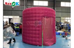 China 360 Inflatable Photo Booth With Lights Replacement Custom Machine Display Party Wedding supplier