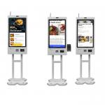 Convenient Self Ordering Kiosk With Ticket Printing Qr Scanner / Rfid Reader for sale