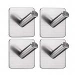 Non-Punching Heavy Duty Stainless Steel Sticky Hangers Wall Hooks Adhesive Hooks
